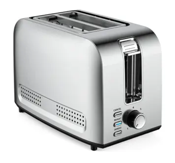 VON VBT208CDX 2 Slice Toaster 800W - Stainless Steel