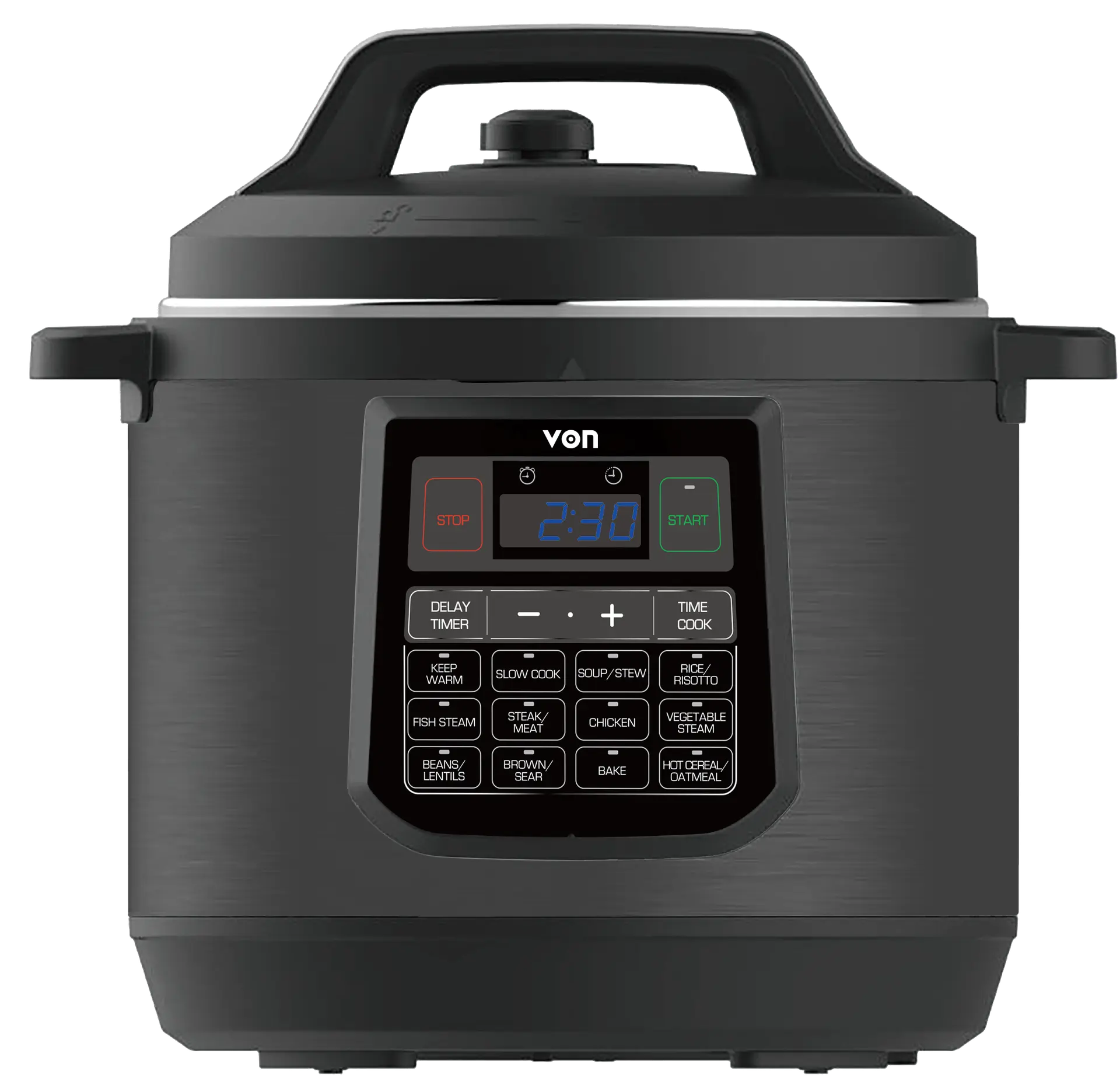 VON VPC813XMK Pressure Cooker - 8L 1200W, Stainless steel Pot