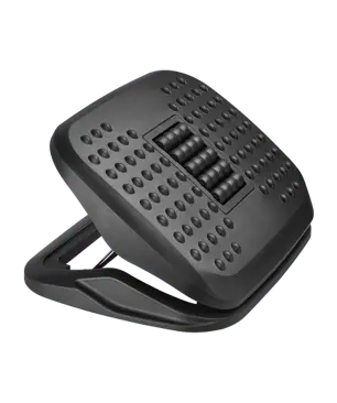 VON VFR0206RBL Ergonomic Foot Roller Massager & Leg Rest.